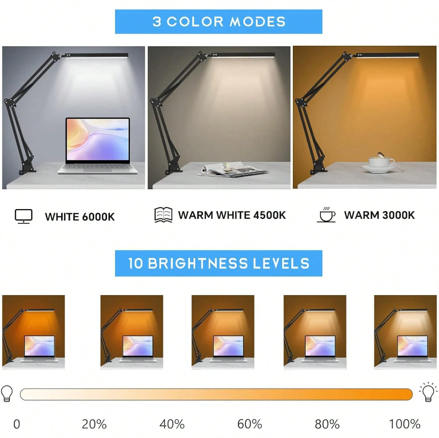 مصباح مكتب LED للمنزل والقراءة - مراجعة Home Lighting & Decor St Catharines On وسعره