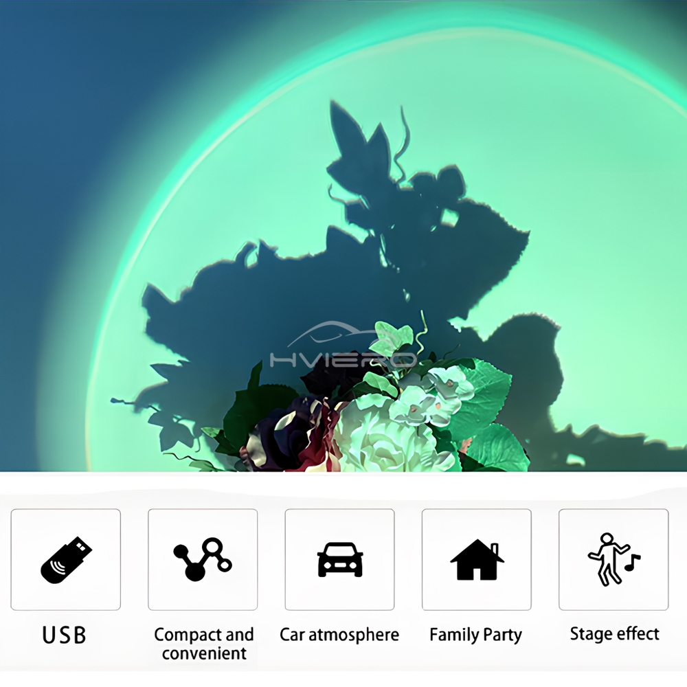 مصباح غروب الشمس بواجهة USB، ج - مراجعة Sunset Lamp Projection وسعره