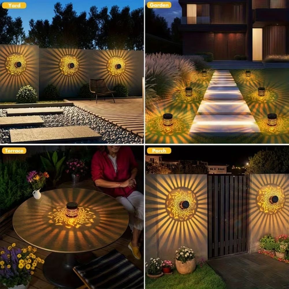مصباح جداري شمسي بتصميم ماندال - مراجعة Lighting Metal Wall Decor وسعره