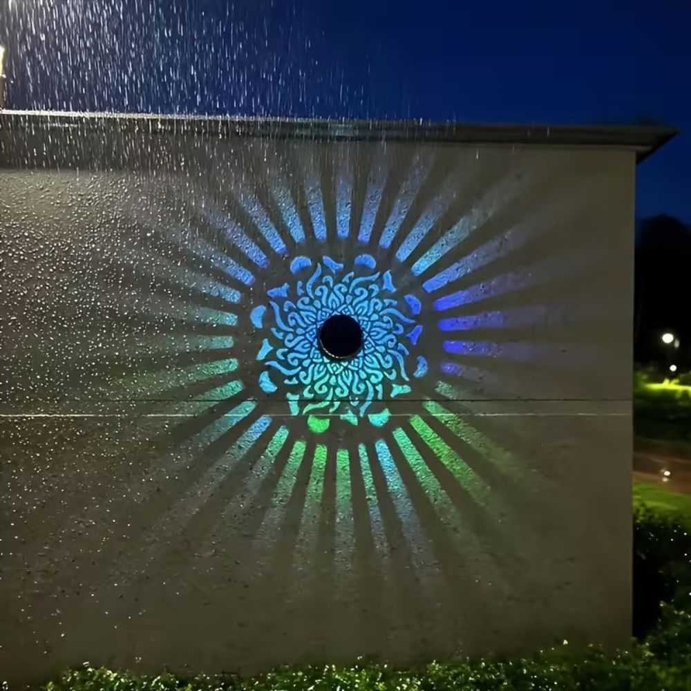 مصباح جداري شمسي بتصميم ماندال - مراجعة Lighting Metal Wall Decor وسعره