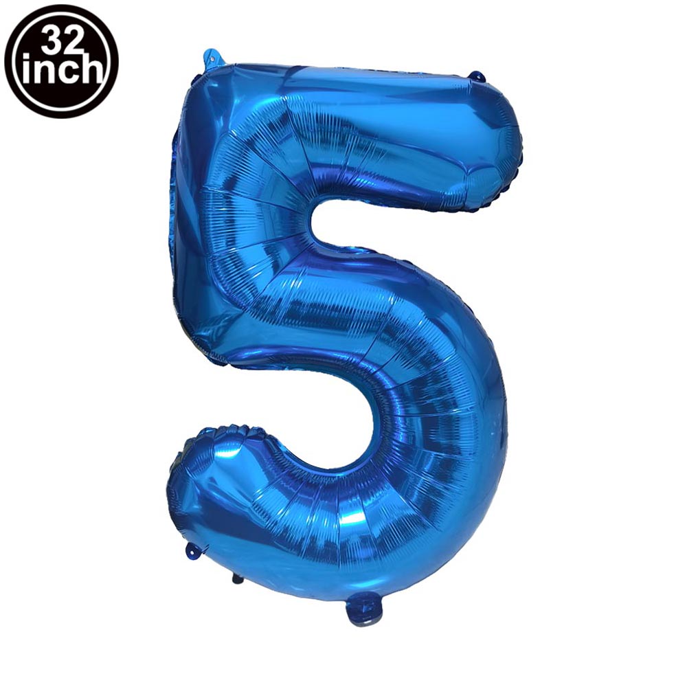 متعدد الألوان أرقام كبيرة 5 با - مراجعة Lighting Mcqueen Birthday Decor وسعره