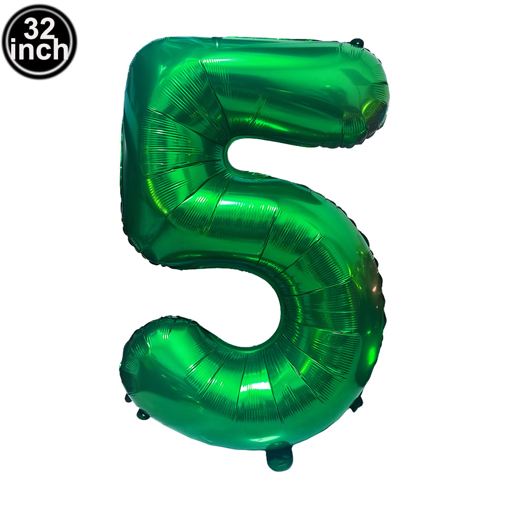 متعدد الألوان أرقام كبيرة 5 با - مراجعة Lighting Mcqueen Birthday Decor وسعره