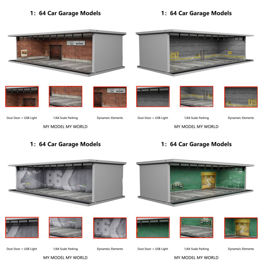 المزيد من الفن 1/64 سيارة المر - مراجعة Garage Lighting Decor وسعره